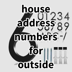 Top5 Best-selling house address numbers for outside